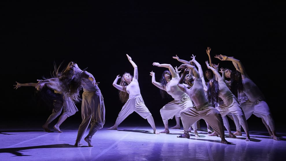 LINK dancers performing 'Skinless'. Photo: Jon Green.