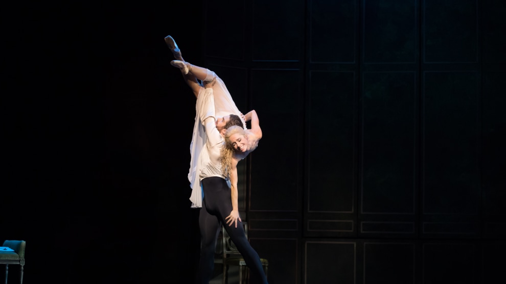 Lucy Green and Alexander Idaszak in Liam Scarlett&rsquo;s Dangerous Liaisons.
Photo: David Kelly