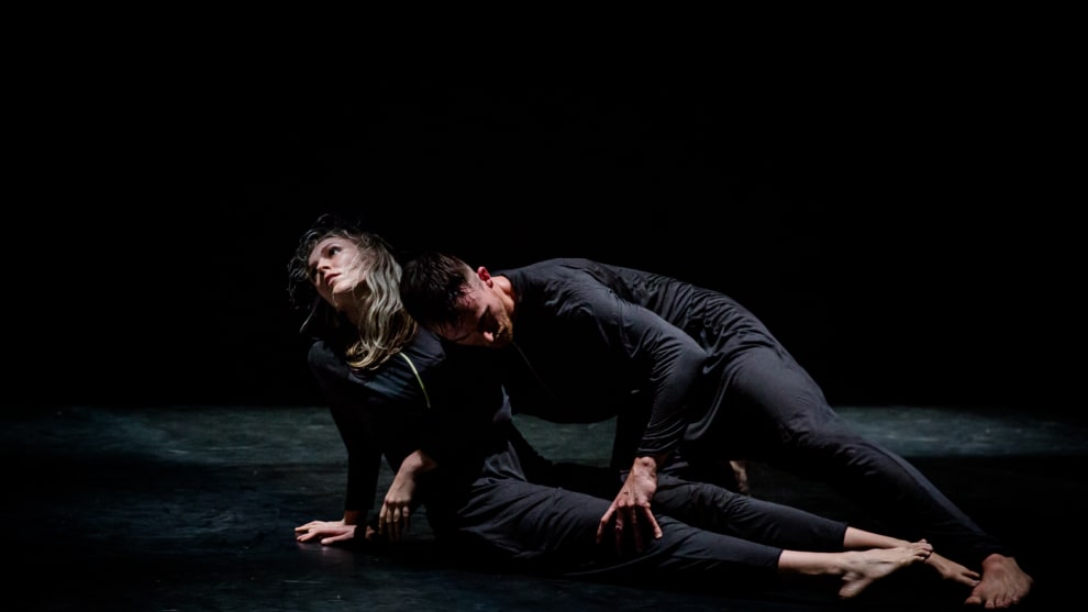 'Exceptional': Samantha Hines and Jack Ziesing in 'Piles of Bones'. Photo: Bryony Jackson.