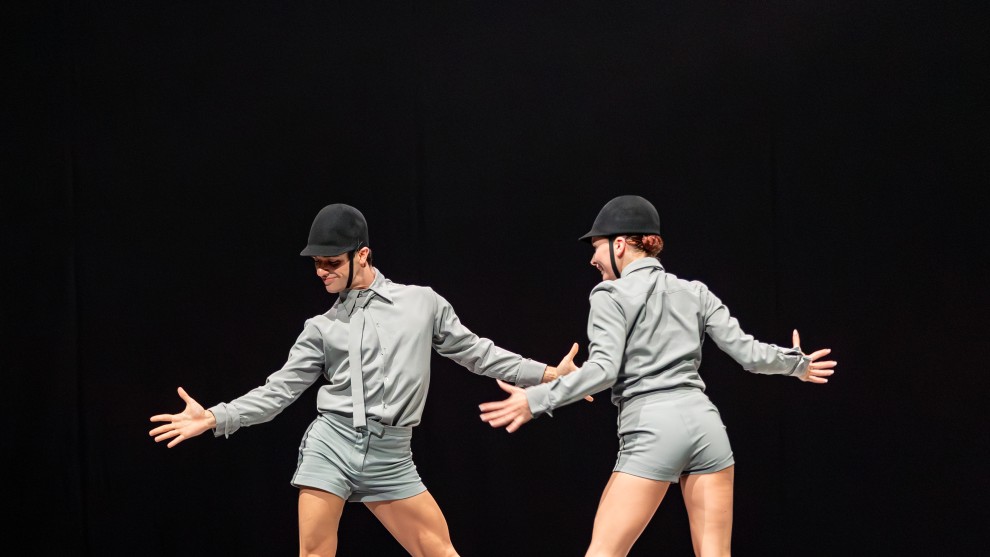 Scottish Ballet dancers performing in Cayetano Soto's "Schachmatt" as part of the "Twice Born" double bill. (Credit: Andy Ross)
