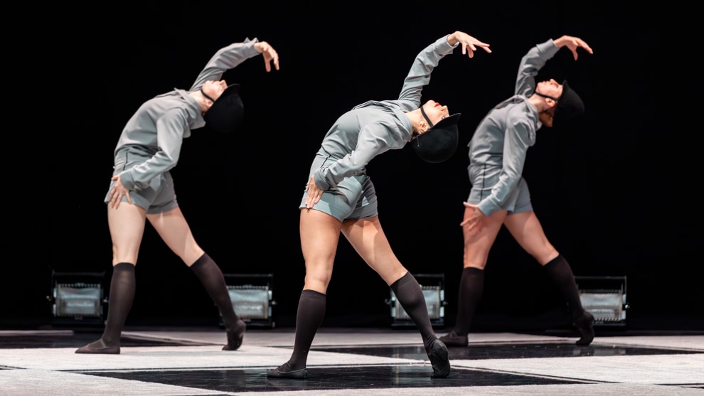 Scottish Ballet dancers performing in Cayetano Soto's "Schachmatt" as part of the "Twice Born" double bill. (Credit: Andy Ross)