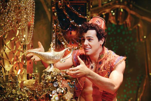 Ainsley Melham as Aladdin. Photo: Deen van Meer.