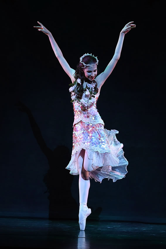 As Ariel in the Ballet Theatre of Queensland's production of 'The Little Mermaid'.