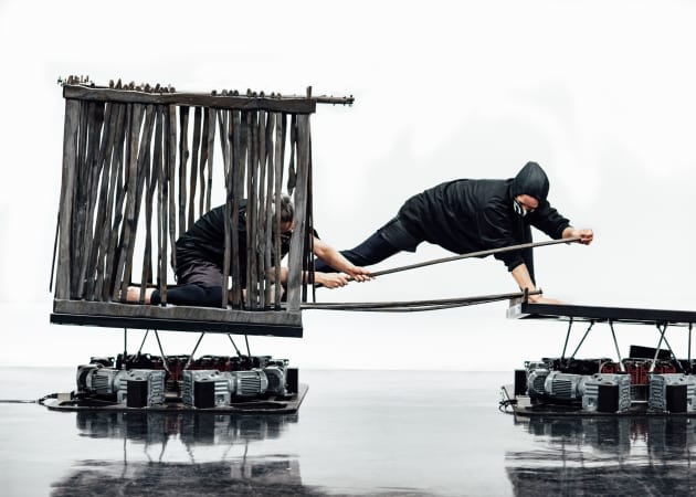 Melanie Lane & Amber McCartney in 'Number of the Machine'. Photo: Dan McLeod.