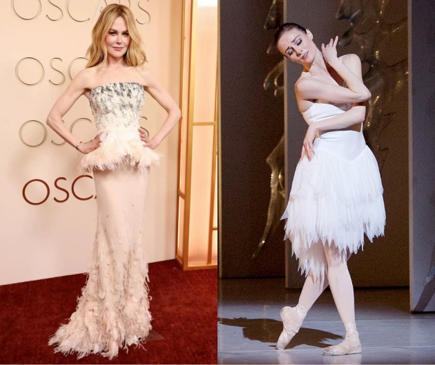 Nicole Kidman. Photo by Frazer Harrison/WireImage. Amber Scott in Swan Lake (Graeme Murphy), The Australian Ballet.
Photo: Elliott Franks.