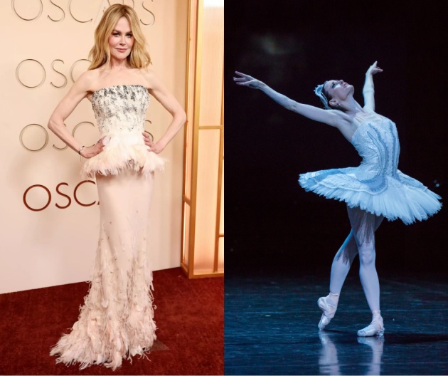 Nicole Kidman. Photo by Frazer Harrison/WireImage. Amber Scott in Swan Lake (Stephen Baynes), The Australian Ballet.
Photo: Daniel Boud.