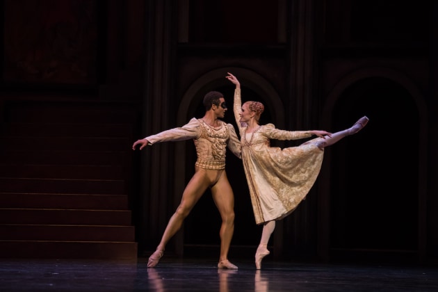 Mia Heathcote and Patricio Reve in Kenneth MacMillan's 'Romeo and Juliet'. Photo: David Kelly.
