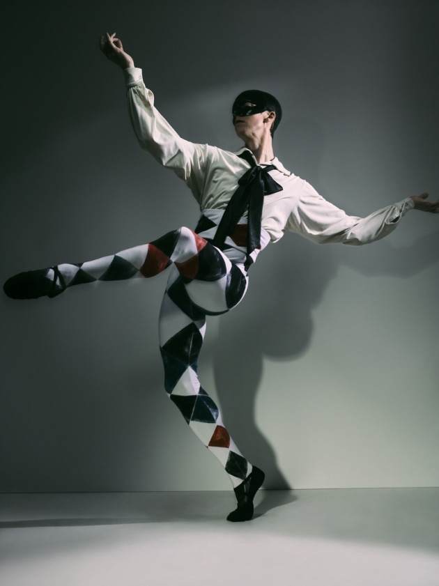 Drew Hedditch as Nijinsky. Photo by Simon Eeles.