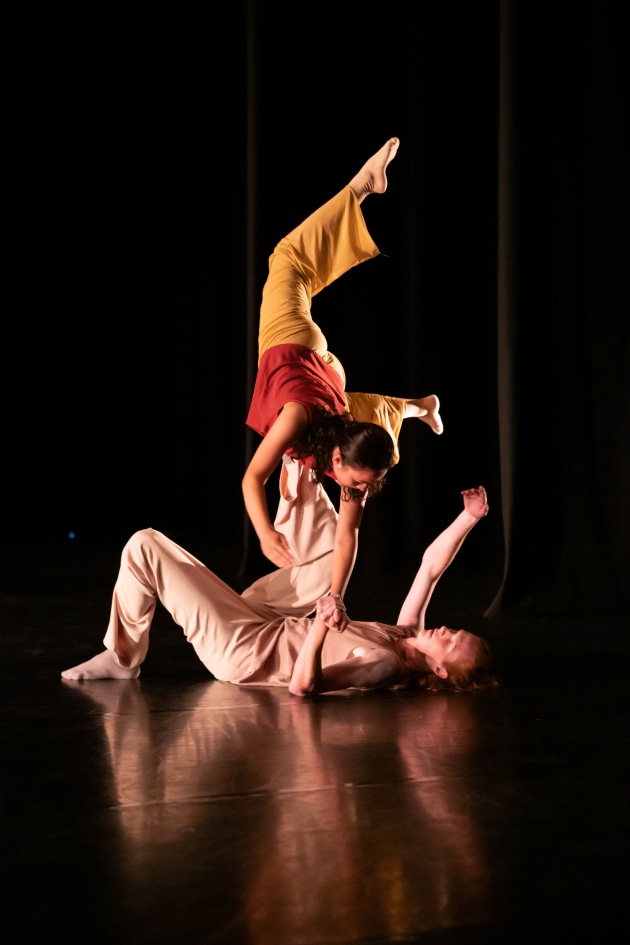 Miriam Joyce and Lyndon Foley performing 'Midlight'. Photo by Stephen A'Court.
