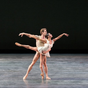 Misty Copeland & James Whiteside in Bach Partita.  Photo: Darren Thomas, Photo Co.