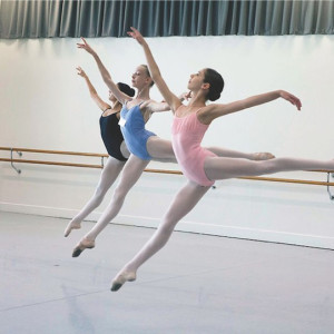 Students from the Australian Ballet School.