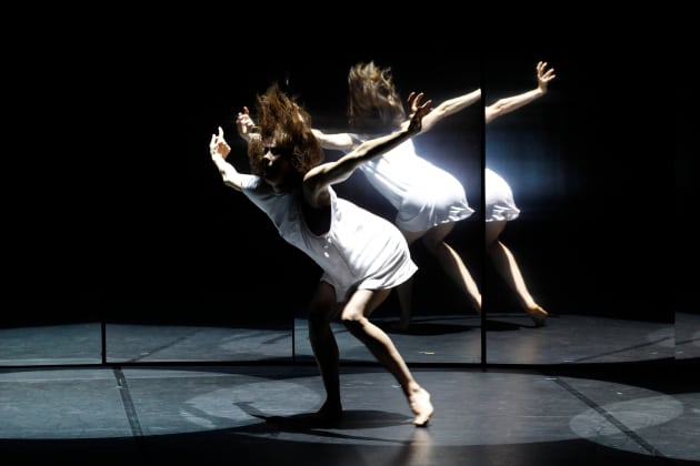 Lauren Langlois in Chunky Move's 247 Days. Photo: Jeff Busby.