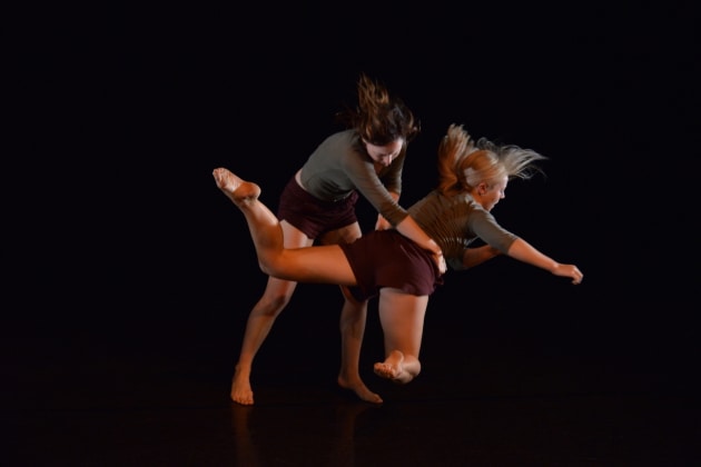 Olivia Callaghan and Mikayla Bayliss in 'Listen-Carefully'. 
Photo: Dom-O&rsquo;Donnell