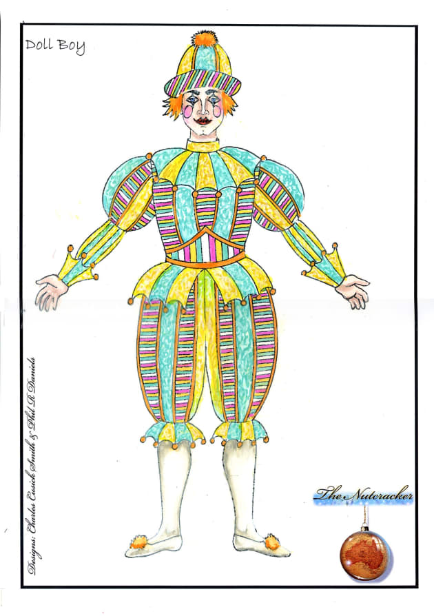 Doll Boy costume design sketch