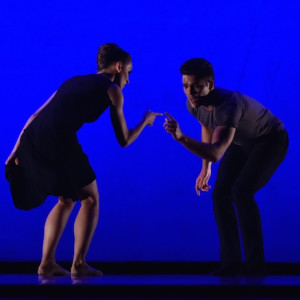 Aaron Smyth & Cara Marie Gary performing an excerpt from Switch Phase at the 2014 USA International Ballet Competition.  Photo: Richard Finkelstein.