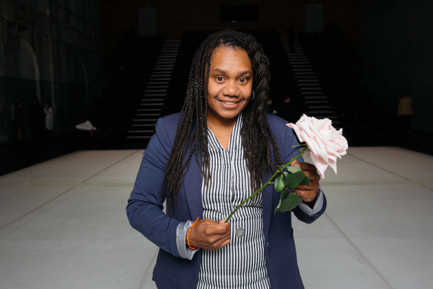 Ghenoa Gela, recipient of the 2016 Keir Choreographic Award. Photo: Daniel Boud.