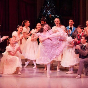 Mathilda Ballantyne and cast.  Photo: Sergey Konstantinov.