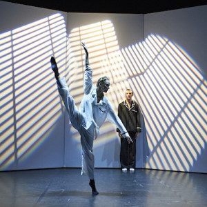 Rikki Bremner and Scott Elstermann in Natalie Weir's Proof Sheet.  Photo:  Jon Green.