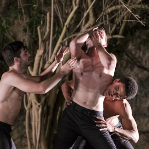 Dean Lincoln, Alexander Perrozzi and Robert Tinning in Shanghai Bolero. Photo: Jon Green.