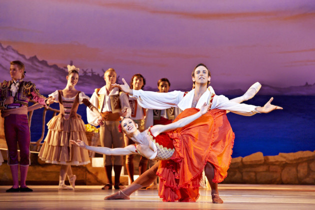Jayne Smeulders and Milos Mutavdzic in Don Quixote. Photo: Jon Green.