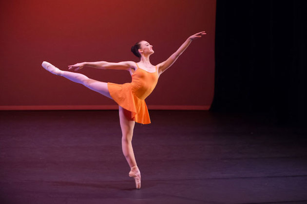 Georgia Powley in Concerto by Sir Kenneth MacMillan. Photo: Stephen A'Court.