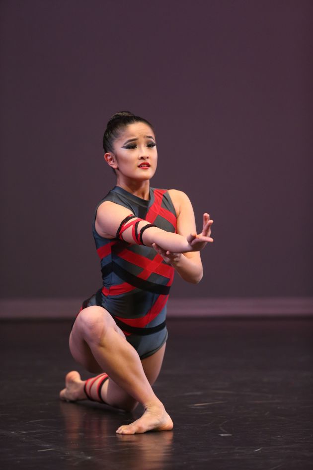 North Shore Dance Academy student Valentina Buay, winner of the 16 years contemporary solo at the Sydney Eisteddfod. Photo: Winkipop Media.
