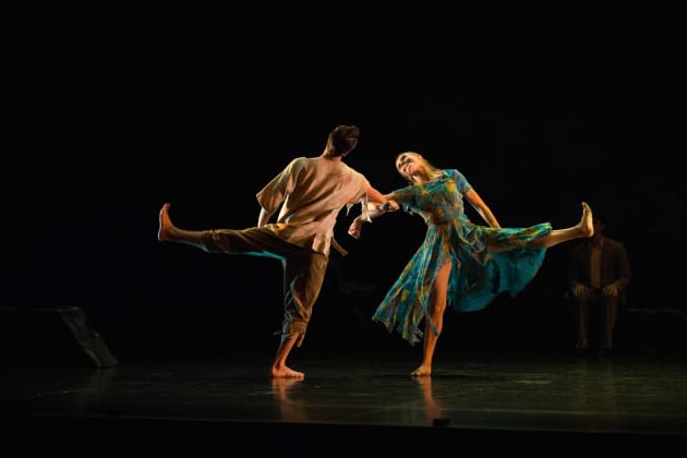 Sophie Zoricic and Liam Geck in 'Ghost Dances'.
Photo DAVID KELLY