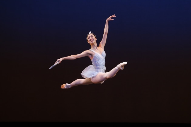 'Sheer physical excitement': Ako Kondo in 'Diana and Acteon'. Photo: Jeff Busby.