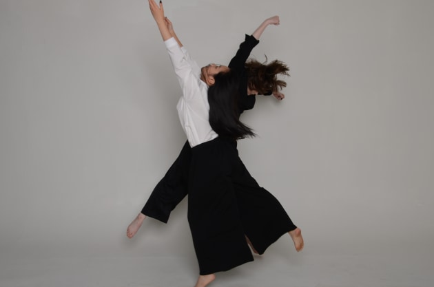 'A Certain Mumble': Janelle Tan Yung Huey (front) and Amelia O'Leary. Photo by Alliah Nival.