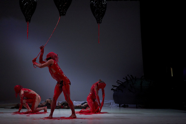 Australian Dance Theatre performing 'Supernature'. Photo: Sam Roberts Photography.