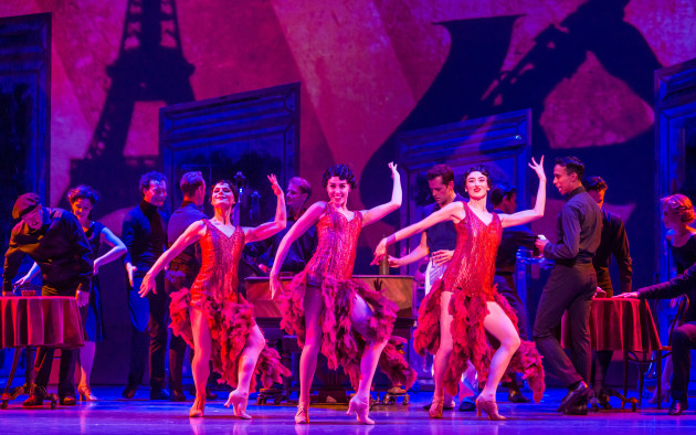 An American in Paris dance ensemble.