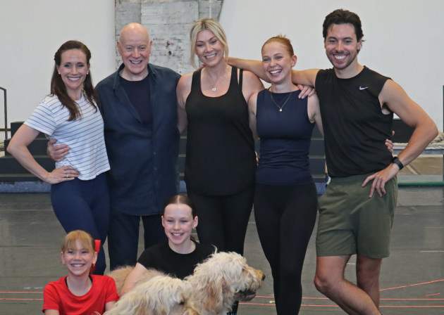 Annie Cast in Rehearsals. Photo by Shane O'Connor.
