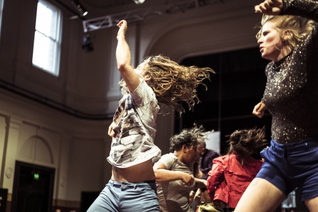 Photo: 'Public Actions' by Luke George and Collaborators. Photo: Pippa Samaya