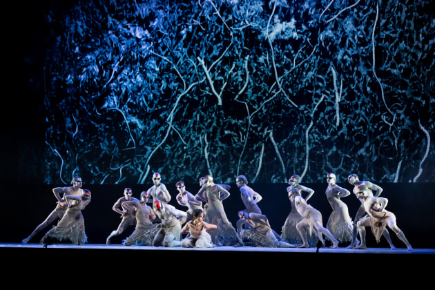 Bangarra Dance Theatre in scenes from 'Spirit'.
Photo: JACQUI MANNING