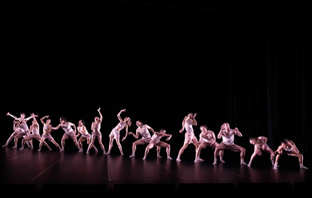 Dancers of the Queensland Ballet in Stephanie Lake's 'Biography'.
Photo: DAVID KELLY