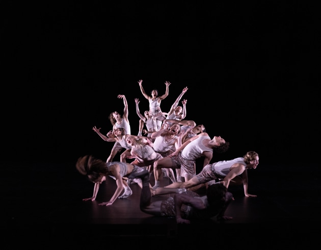 Dancers of the Queensland Ballet in Stephanie Lake's 'Biography'.
Photo: DAVID KELLY