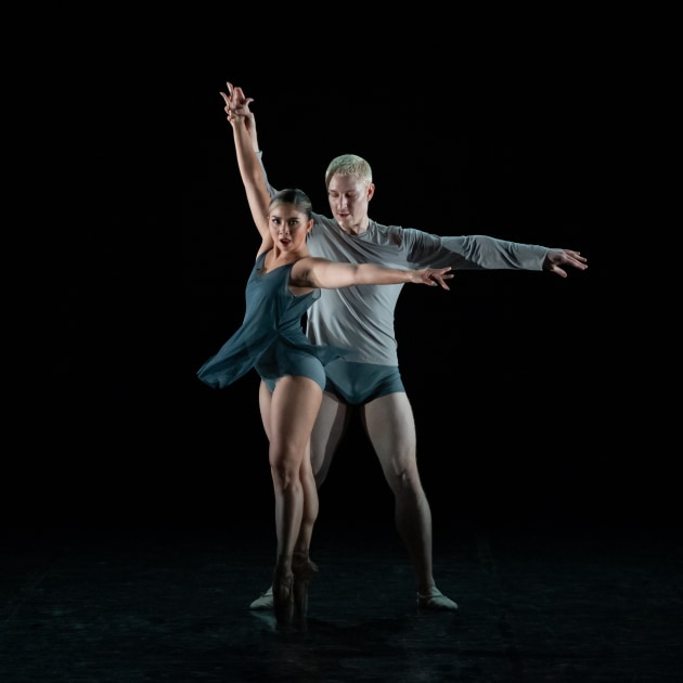 Candice Adea and Adam Alzaim in George Williamson's 'Wonderers'. Photo by Bradbury Photography.