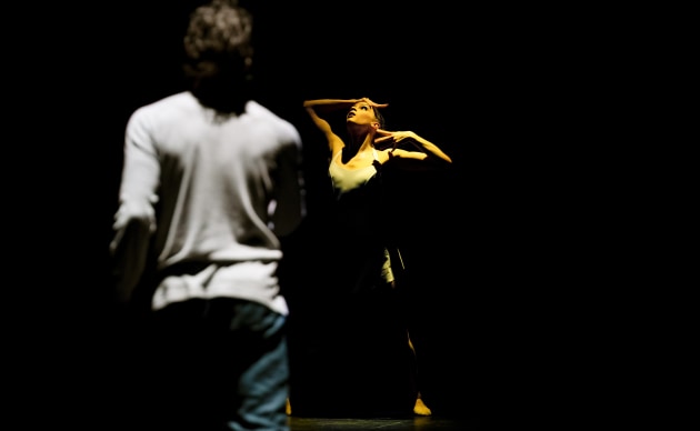 Carina Roberts and Matthew Lehmann in 'Galatea and Pygmalion'.
