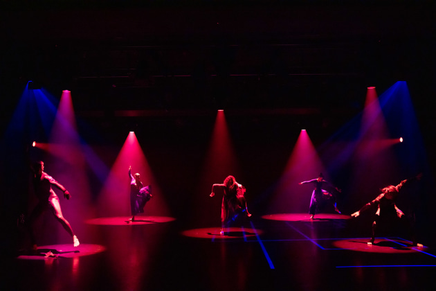 A scene from Sani Townson&rsquo;s 'Kulka'. Glory Tuohy Daniell is centre. Photo by Daniel Boud.