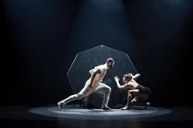 Bernhard Knauer and Josephine Weise in 'The Dinner Party'. Photo: David Kelly.
