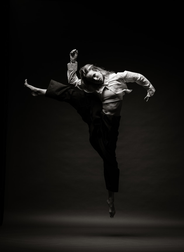Hayley Corderoy, graduate of Australasian Dance Collective. Photo by David Kelly.