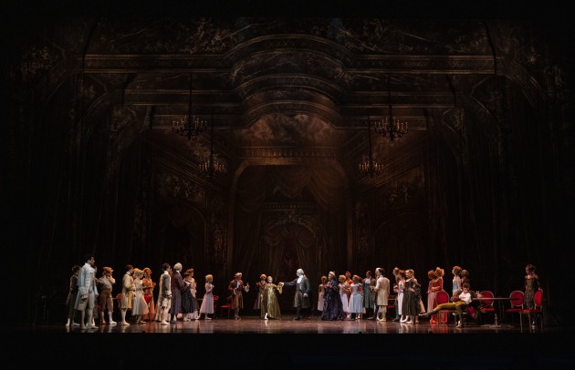 The Qld Ballet ensemble. Photo by David Kelly.