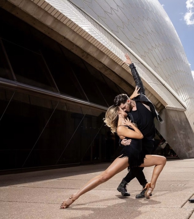 Viglio and Freeman. Image supplied by Burn the Floor