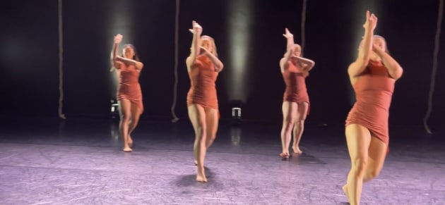 The professional group performs in Locreado's 'Grounded'.