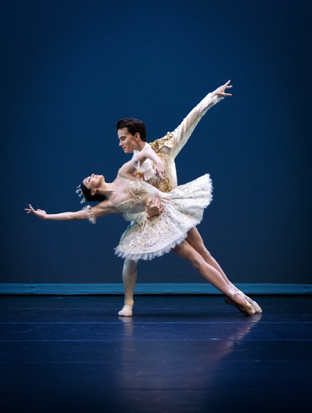 Natalia Osipova and Jarred Madden in the pas de deux from 'The Sleeping Beauty'.