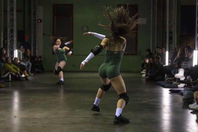 Jareen Wee and Sarah McCrorie in Kayla Douglas's 'Hysterics'. Photo by Mark Gambino.