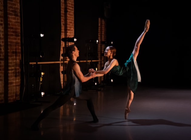 Kiki Saito and Brent Carson in Nikki Blains's 'A Restless Ocean'.