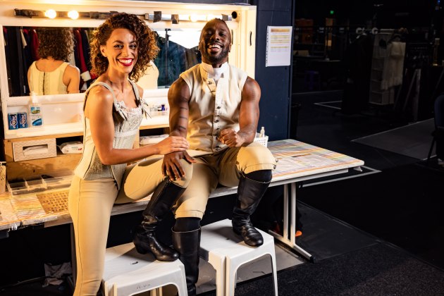 Kyla Bartholomeusz and Loredo Malcolm. Photo: Daniel Boud.
