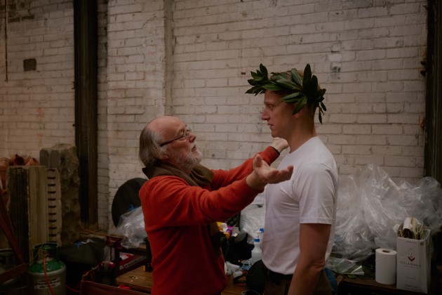 Henson with Hallberg. Photo by Krisoffer Paulsen.