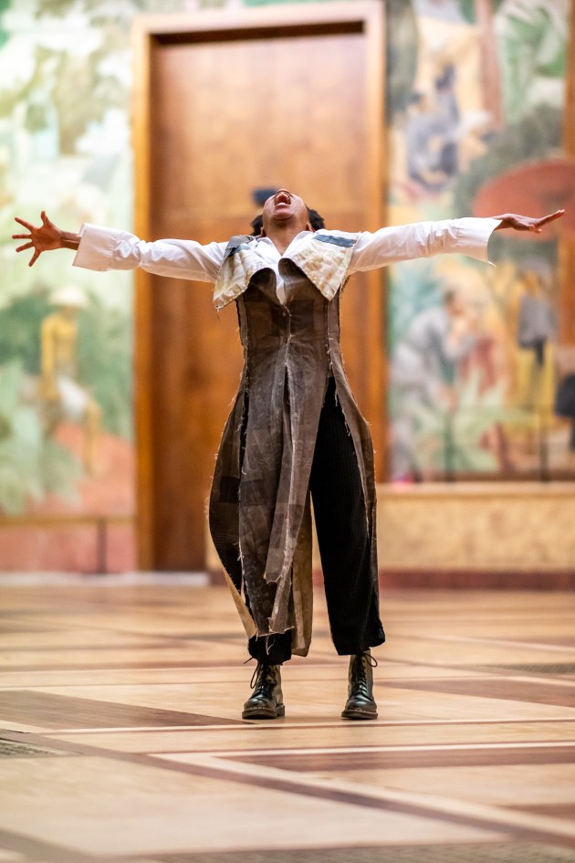A scene from "La Visite' , directored by Tommy Pascal, choreographed by Wanjiru Kamuyu.